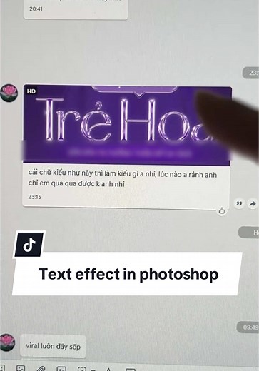 Hướng dẫn làm hiệu ứng chữ trong Photoshop