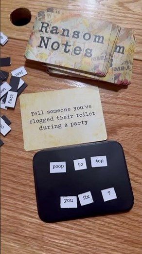 How to play Ransom Notes