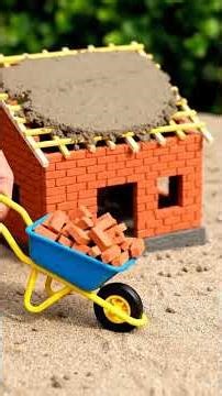 Building a Tiny House from Scratch 😲 Mini Construction #miniature #classictinyfood #diy