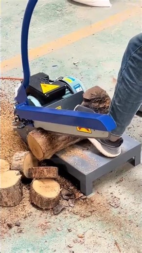 Portable Circular Saw Cutting Wood Fast.