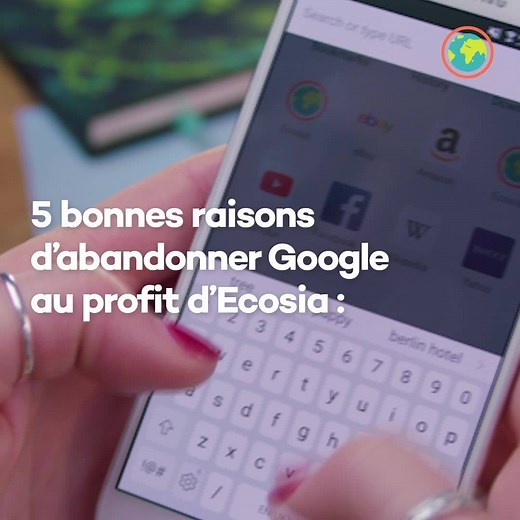 Rejoignez le mouvement. Fais du bien à la planète. | Ecosia