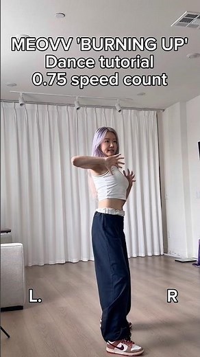 MEOVV BURNING UP Dance mirrored tutorial #burningupchallenge #meovv #kpop #burningup #kpoptutorial