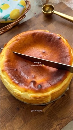 basque cheesecake 💛