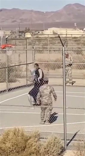 This is so amazing that aliens and humans are playing basketball together # rare sight # incredible