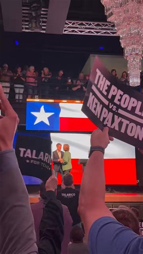 Talarico takes the stage in Houston with a new stump speech loaded up: “There is something happening in Texas — I can feel it in the air. We are building a movement to take back our state and take back our country.” #txsen
