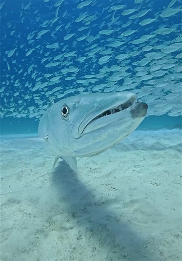 POV: You’re a fish dentist 🦷 @Ian Haggerty RSA #gopro #pov #barracuca #scuba