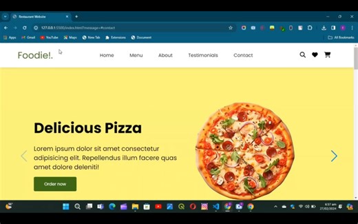 使用HTML、CSS、JavaScript开发一个完全响应式的餐厅网站