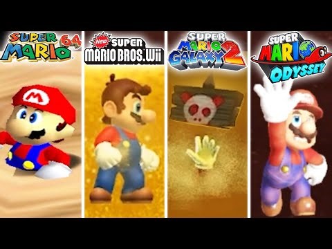 Evolution of Mario Dying in Quicksand (1988-2017)