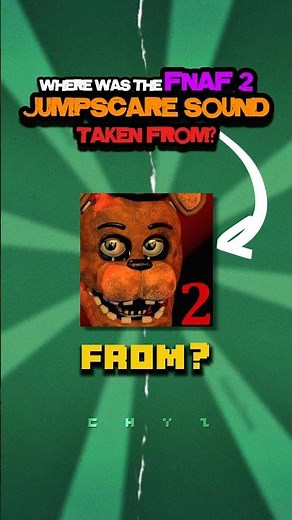 Where Was The FNAF 2 JUMPSCARE SOUND Taken From? #fnaf #fnaflore #fnaftheory