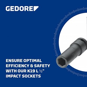 The GEDORE range of impact sockets has been carefully designed to deliver maximum durability in high-stress situations. Specifically manufactured for use with standard electric, hydraulic, pneumatic, torque multipliers or by hand, these ½” sockets will help achieve maximum tool efficiency, while drastically reducing the risk of damage or injury due to cracks and splinters. 🙌 Get yours today. | Gedore Tools Africa