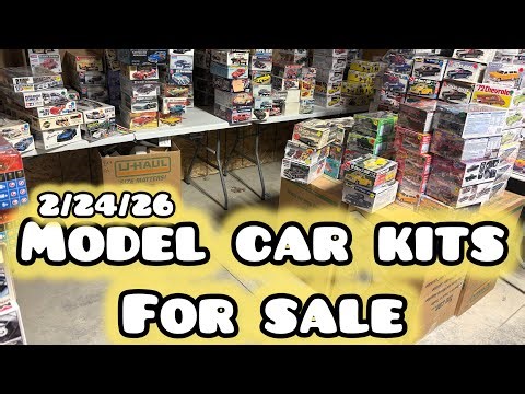 2/24/26 Model Car Kits FOR SALE Revell MPC Moebius AMT Johan 