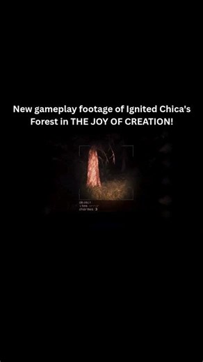 New gameplay footage of Ignited Chica's Forest in THE JOY OF CREATION!