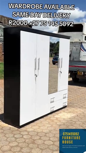 Same-Day Delivery Wardrobe Available for R2000