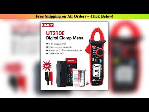 UNI-T UT210E UT210D AC DC Current Clamp Meter 100A Amperimetric Clamp Multimeter Digital Ammeter
