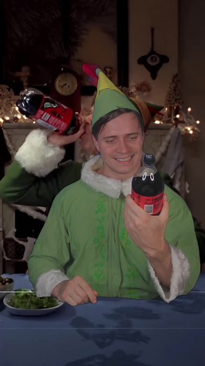 The Elf movie but with more burps and less budget😂 🎄🎅 #elfmovie #elf #burptok #burp #coke #christmas #didyouhearthat #christmasvibes