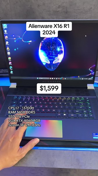 👽Alienware X16 R1 Gaming Laptop🤩 ការងារធ្ងន់ៗទុកចិត្តលេីអូន😎 #panhchnacomputer #dell #alienware #alienwarex16 #gaminglaptop #design #graphicdesign #architecture #interiordesign #IT #gaming