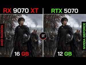 RX 9070 XT VS RTX 5070+ Ryzen™ 7 9800X3D : TEST IN 20 GAMES