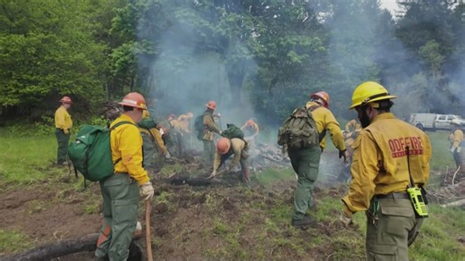 Adults in custody train to fight wildfires at Oregon work camp