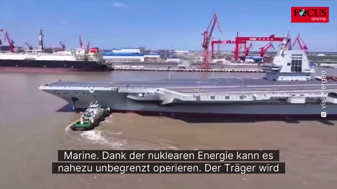 Platz für 90 Jets: China baut größtes Kriegsschiff der Welt mit Nukelar-Antrieb