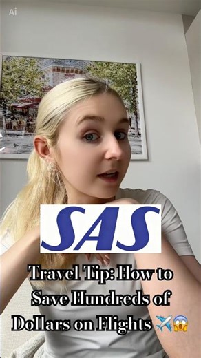 How to Save HUNDREDS of dollars on Europe Flights | Travel Tip ✈️ #travel