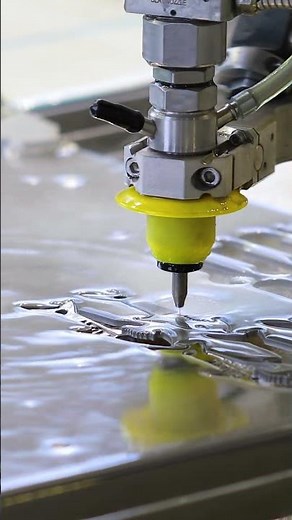 CNC Jet Water Cutting Device #shorts #ytshorts