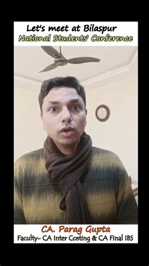 CICASA BILASPUR | Chhattisgarh, are you ready? 🔥 🌟 CA Parag Gupta Sir at CHARAIVETI 2026 ✨ Learn. Connect. Grow. ⚡ Register now | Link in bio | Instagram