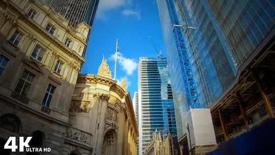 London Walking Tour – Tower Bridge and The Shard (4K)
