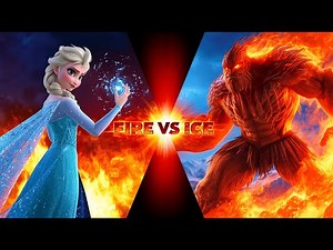 🎶❄️Frozen Song✨Elsa vs Fire Monster ❄️🔥
