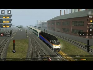 Train Simulator PRO 2018 Gameplay - NEW Train MPI MPXpress + 6 Bombardier Bi-Level Railcars + 100MPH