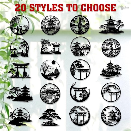 Zen Torii Gate Metal Wall Art, Japanese Garden Decor With Bonsai Tree Sanmon Bonsai Tree Sign, Japanese Home Decor Meditation Decor - Etsy