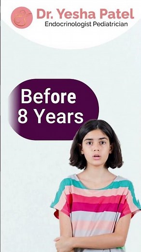 Dr Yesha Patel speaks on Signs of Early Puberty in Girls | Pediatric Endocrinologist