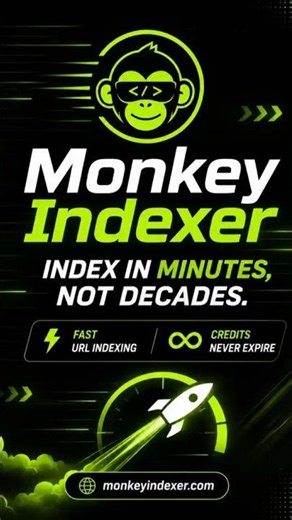 🚀 Index URLs in Minutes, Not Weeks | MonkeyIndexer #seo #indexing