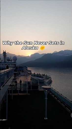 Why the Sun Never Sets in Alaska 🌞#shorts