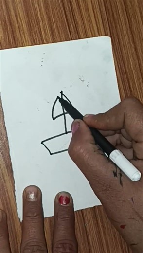 Easy ship drawing #shorts #trending #viral #drawing