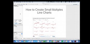 TableauTips010：How to Create Small Multiple Line Charts in Tableau<展示多个小线形图>