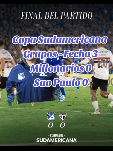 Millonarios empta sin goles en casa #Millonarios #copasudamericana #MFC #greenscreen