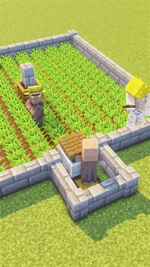 Sama Builds on Instagram: "Minecraft Full Automatic Food Farm 🥔 #minecraft #minecraftbuilds #minecrafttutorial"