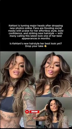Kehlani's New Hairstyle Has Fans Obsessed — Confidence & Style on Display #shorts #kehlani