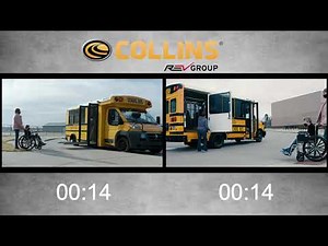 Wheelchair Loading on a Collins Low-Floor Bus vs. Traditional Bus
