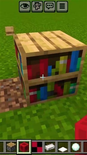 Minecraft bookshelf hack Indian hack || #trending #Minecraft new tiktok hack