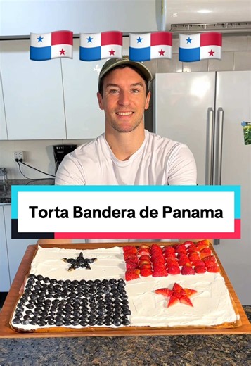 Torta bandera de Panamá: receta fácil y paso a paso