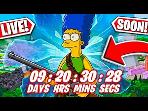 Live 🔴 COUNTDOWN to Chapter 7! Simpsons Coming Soon! Playing Zero Builds!