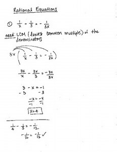 Video: Solving Rational Equations