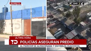 Aseguran almacén clandestino con 100 mil litros de huachicol en Tultepec, Edomex