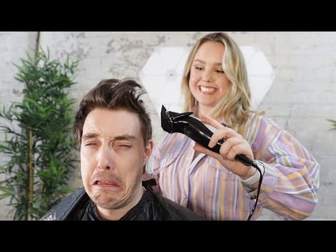giving LAZARBEAM a haircut :)