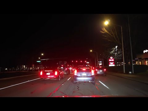 Calm Night Drive Through Light Traffic | After Hours POV