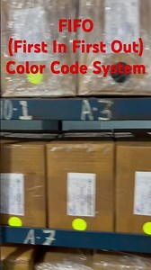 FIFO(First In First Out) Color Code System #fifo