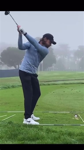Slow, Deliberate, Measured practice swings are a common thing when watching the best players practice. Too many amateurs use there range sessions poorly, dragging and hitting over and over. Lacking intention and bouncing from swing idea to swing idea. Once you have established exactly what YOU need to do in your swing, get a drill or feeling that is directly related to achieving this and add 3/4 slow motion rehearsals before each shot on the range. • • • #golf #golftiktok #fyp #golfswing #golfco