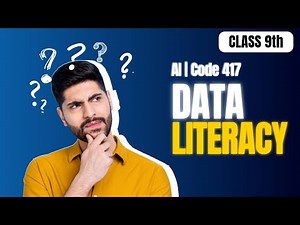 Data literacy explained !! | Class 9 | AI | Unit 2 | Full chapter explained | One shot | Code 417 🔥✨