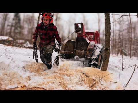 Finishing a 25 tree job that cut out 7,000 board feet!